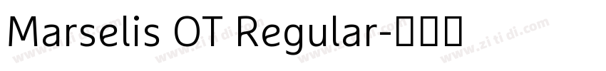 Marselis OT Regular字体转换